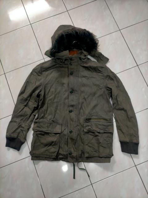 Other Designers Japanese Brand - Vintage PPFM Military Parka Fur Jacket