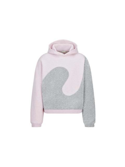 Dior Dior x ERL Hooded Relaxed Fit Sweatshirt Pink Heathered Cotton Fleece