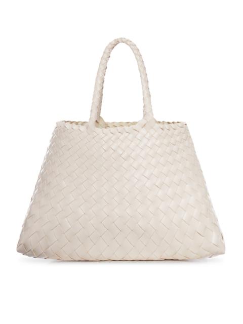 DRAGON DIFFUSION SANTA CROCE SMALL BROWN LEATHER BAG