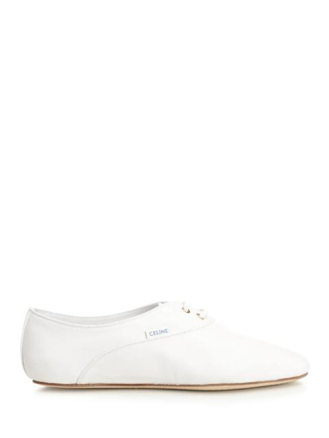 CELINE Celine Women White Leather Derby Shoes