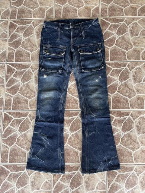 Hysteric Glamour 🔥FLARED HYSTERIC GLAMOUR Japan Bush Pants Punk Jeans