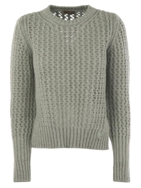 Herno Women Knitwear In Alpaca And Wool Yarn