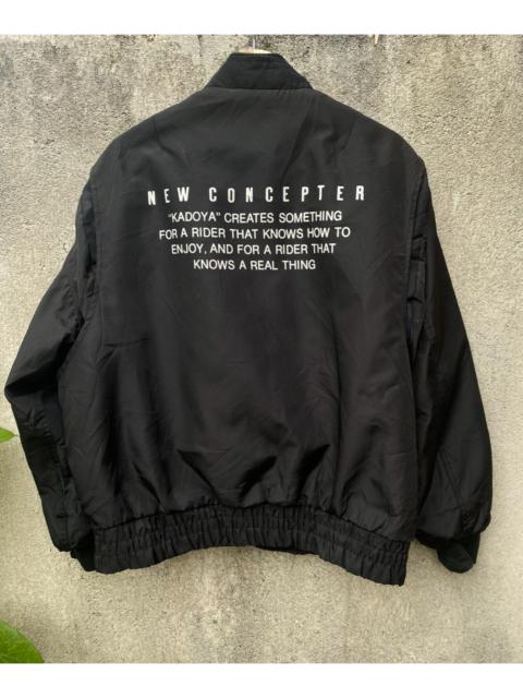 Other Designers Hein Gericke × Kadoya - Kadoya Bomber Stylist Biker Jacket IsseyMiyake Design