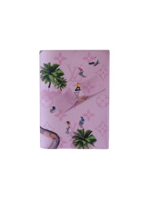 Louis Vuitton Louis Vuitton Monogram Skate Park Passport Cover Pink