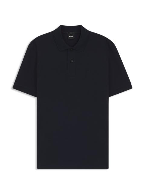 BOSS PALLAS POLO SHIRT IN COTTON PIQUÉ WITH EMBROIDERED LOGO