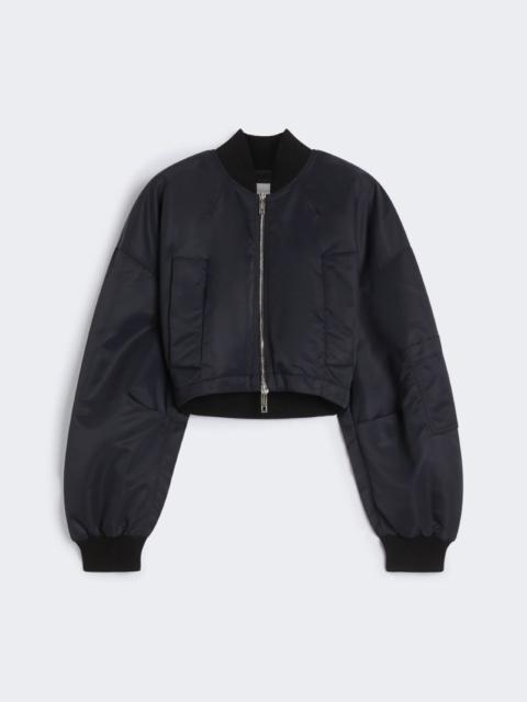Sportmax Waterproof twill bomber jacket