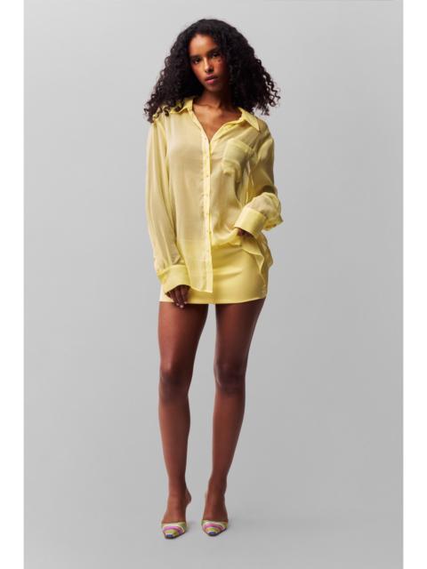 GUIZIO SATIN MINI SKIRT