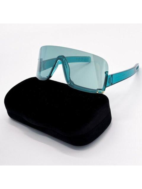 GUCCI NEW GUCCI GG1637S 001 OVERSIZED BLUE MASK SUNGLASSES GUCCI