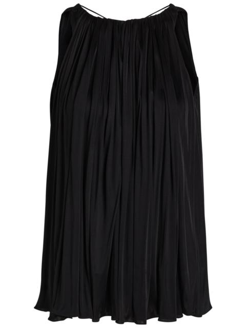 Loewe Loewe Halter Ruched Satin top