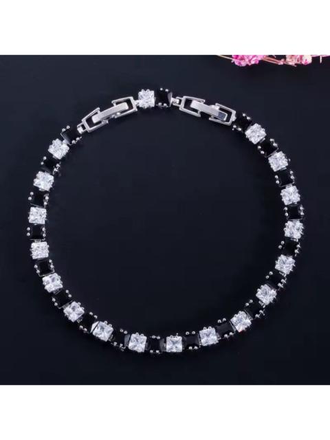 Other Designers Japanese Brand - Iced Out Cubic Zirconia Tennis Bracelet