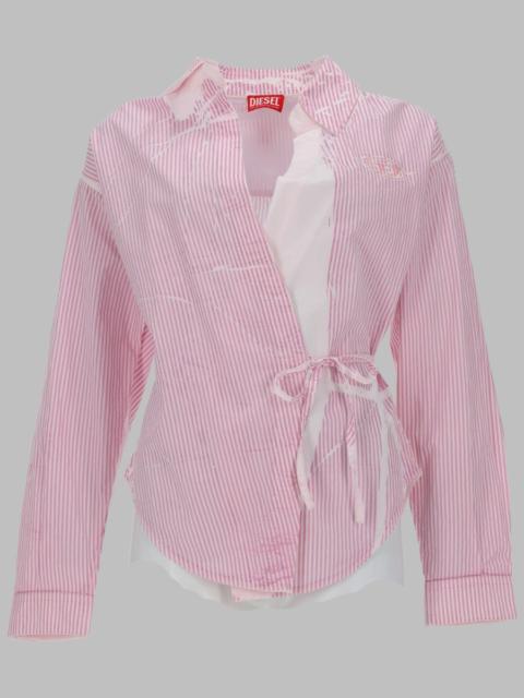 Diesel Diesel Women Camicia In Popeline Avvolgente