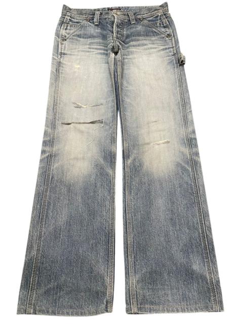 Other Designers Vintage Japanese Brand Faded Wash Distress Carpenter Jeans