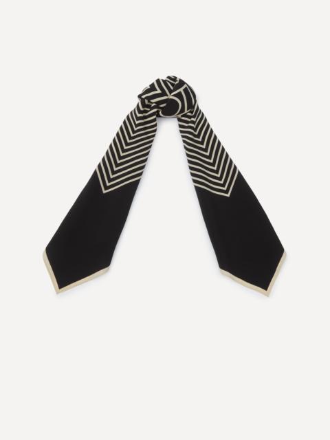 Totême Centred Monogram Silk Scarf