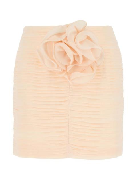 MAGDA BUTRYM Magda Butrym Woman Peach Crepe Mini Skirt