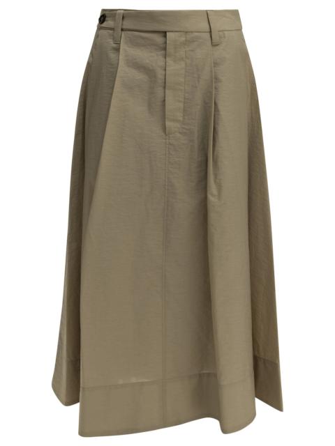 Brunello Cucinelli Brunello Cucinelli Sartorial Midi Skirt Beige