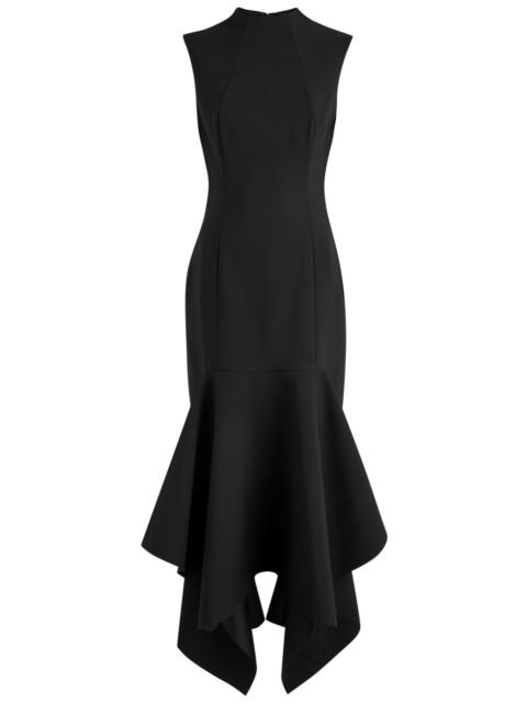 SOLACE LONDON Solace London Trinity Crepe Midi Dress