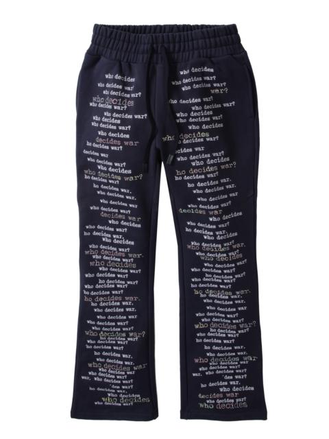 WHO DECIDES WAR WDW SCRIPTURE SWEATPANTS
