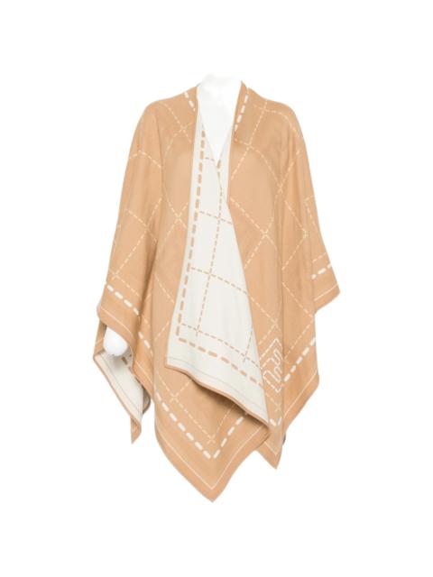 FENDI Fendi Patterned Cape