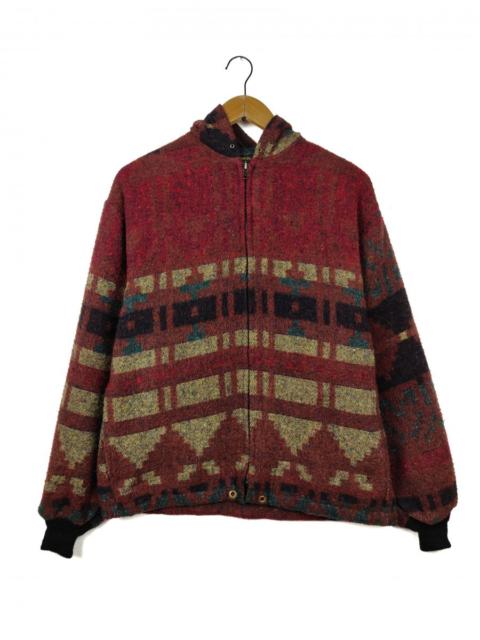 Other Designers Made In Usa - Vtg Made in USA Art Hoodie Sweater Jacket Out