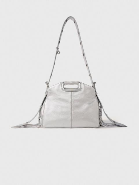 maje Metallic leather Miss M Mini bag