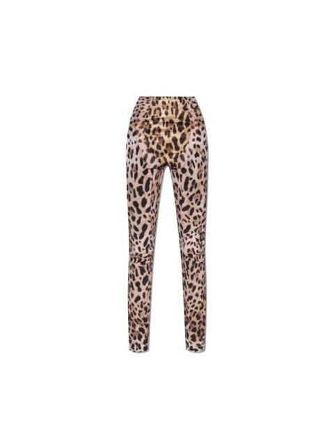 Dolce & Gabbana X Kim Leopard Pants Women