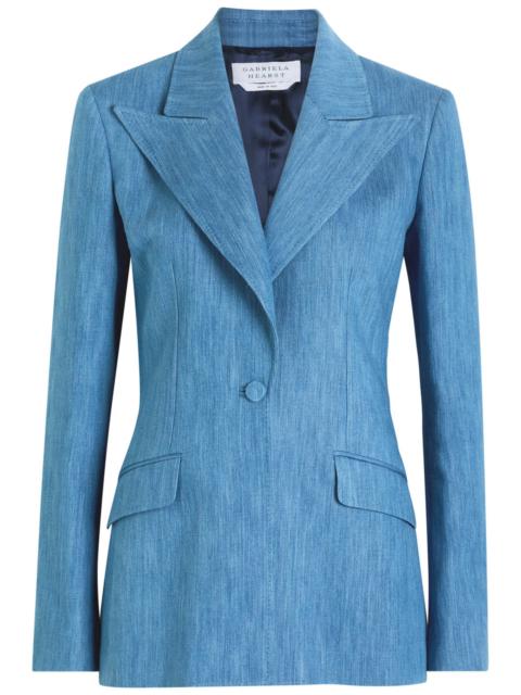 GABRIELA HEARST Gabriela Hearst Leiva Cotton-blend Blazer