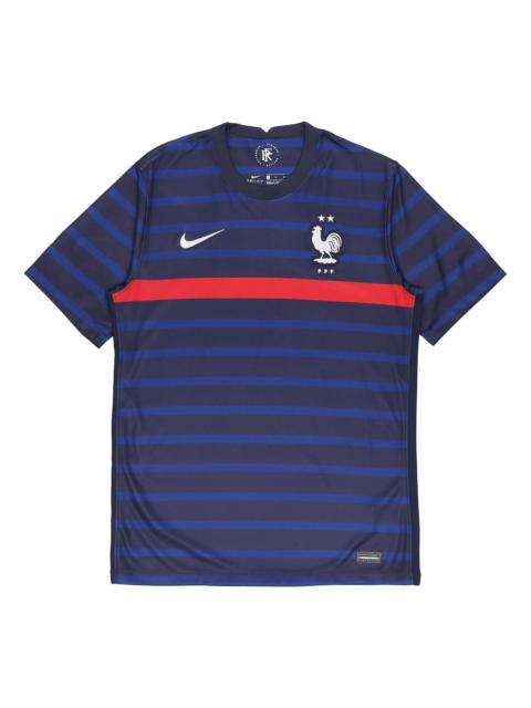 Nike Nike 20-21 Season European Cup Home Fan Edition Casual Sports Training Jersey Short Sleeve Blue CD07