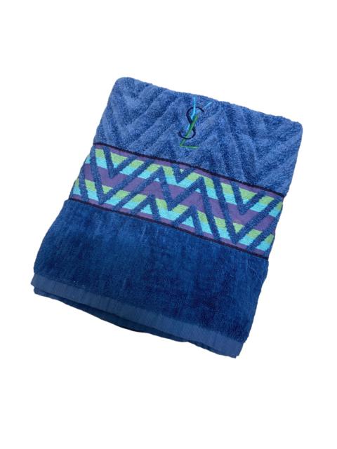 Vintage - Vintage Yves Saint Laurent Ysl Embroided Logo Towel
