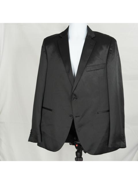 Other Designers Handmade - Black Satin Full Suit Size 54R - Shine
