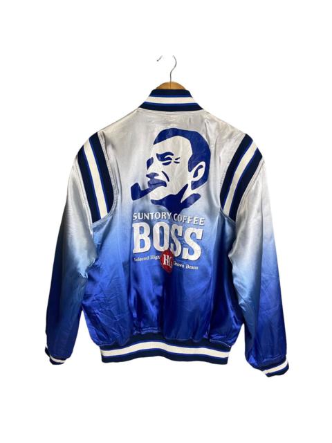 Other Designers Vintage - Suntory coffe BOSS bintage reversable bomber jacket