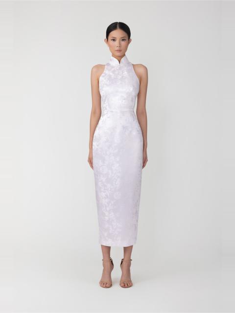 SAU LEE JILL CHINESE JACQUARD PENCIL DRESS