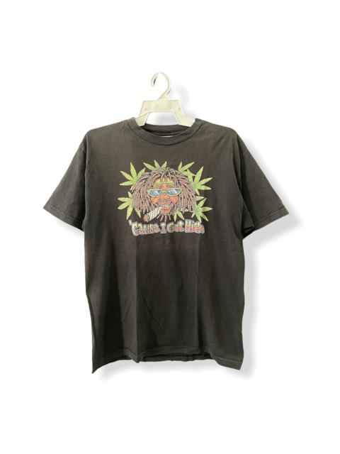 Other Designers Vintage - Vintage Sun Faded Afroman Smoking Weed Tee