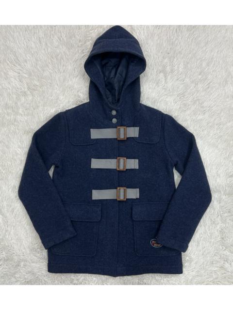 Other Designers Japanese Brand Betty's Blue Hooded Wool Jacket