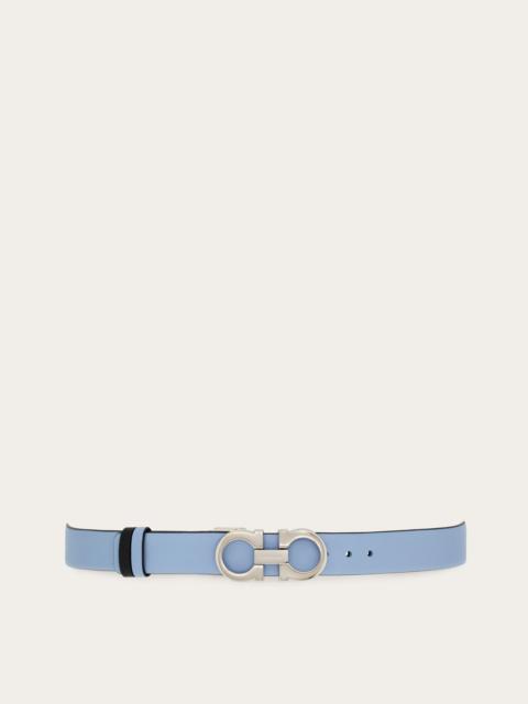 FERRAGAMO Reversible and adjustable Gancini belt