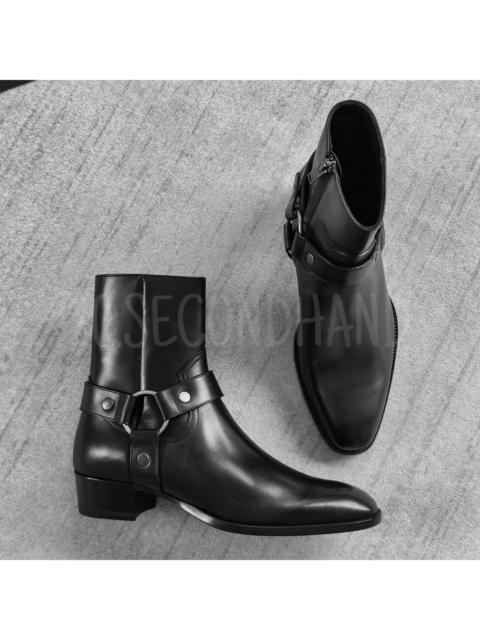 SAINT LAURENT Saint Laurent Paris Wyatt Harness Boots