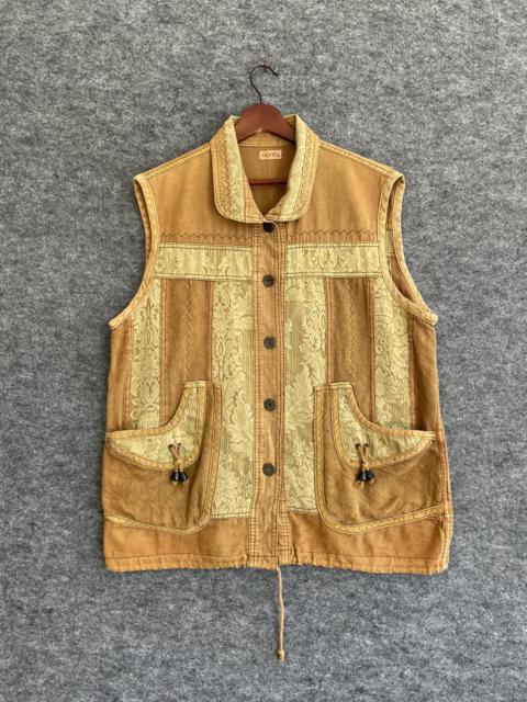 Other Designers Vintage - VINTAGE AUNTY BORO VEST