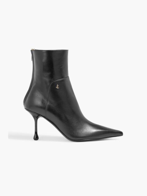 JIMMY CHOO Cycas 80 leather ankle boots