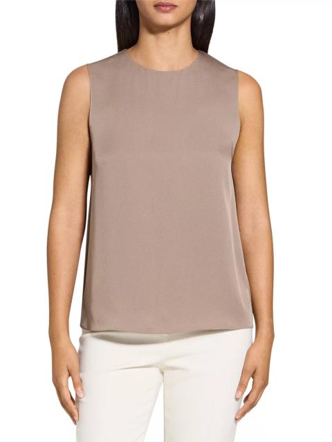 Silk Sleeveless Top