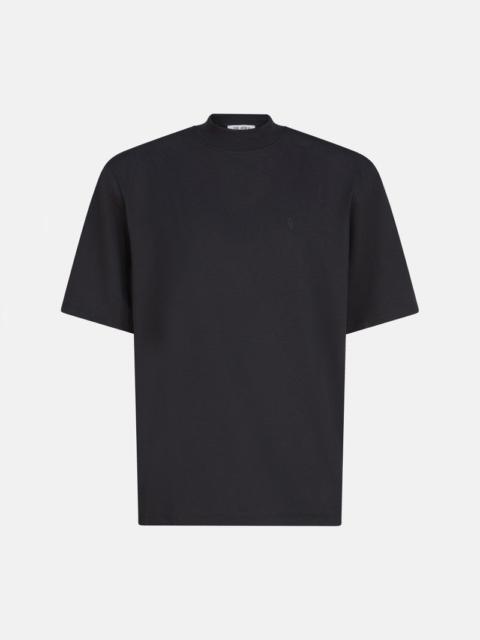 The Attico Black Cotton T-Shirt Women