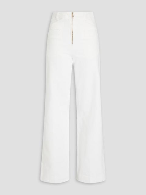 Sandro High-rise straight-leg jeans