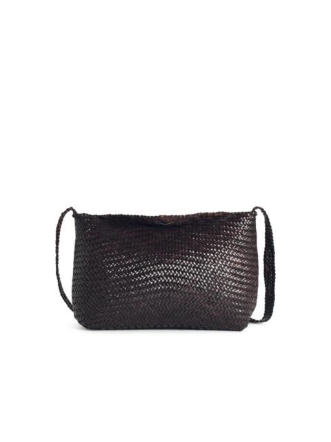 DRAGON DIFFUSION Dragon Diffusion 'Santa Marta' Dark Brown Leather Bag Women