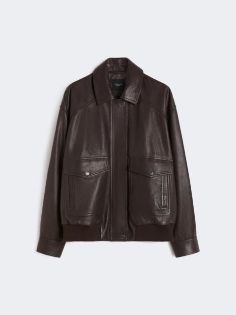 WEEKEND Max Mara Leather jacket - BROWN