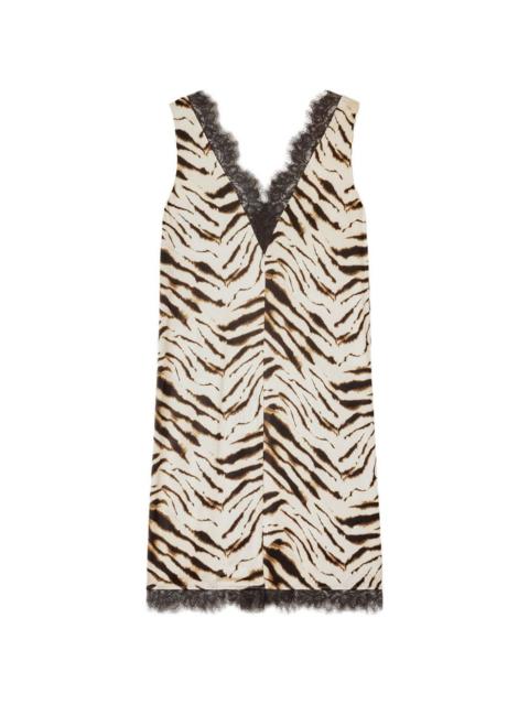 GANNI Ganni Women Zebra Print Midi Dress
