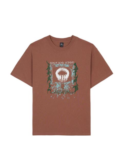 BRAIN DEAD Endless Construction T-shirt - Nutmeg