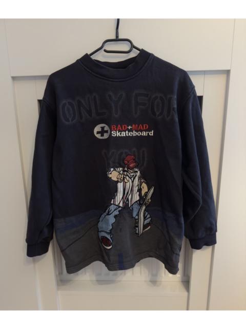 Other Designers Bad + Mad hardwear skateboarding sweatshirt 90s vintage
