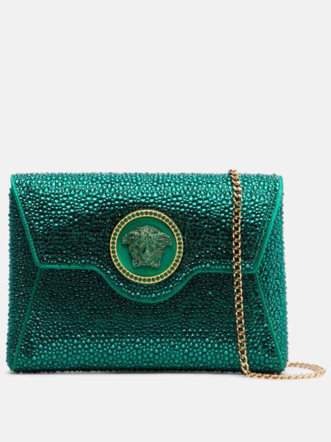 VERSACE Medusa Mini embellished crossbody bag