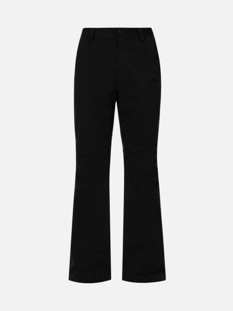 EVISU Seagull Embroidery and Multi-Pocket Regular Fit Bell Bottoms Pants