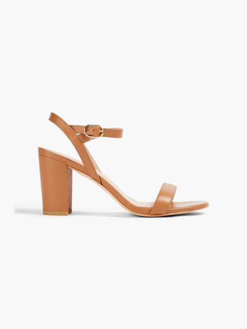 Stuart Weitzman Dancer 75 leather sandals