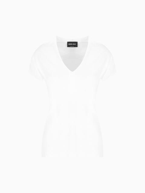 GIORGIO ARMANI V-neck top