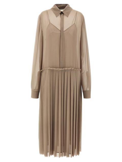 Ami Paris Women 'Pleated Midi' Dress